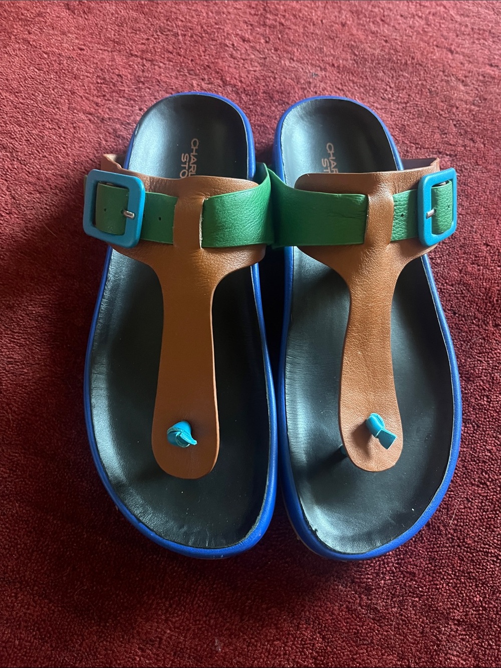Charlotte Stone - Misty sandals Blue - Picture 3 of 10